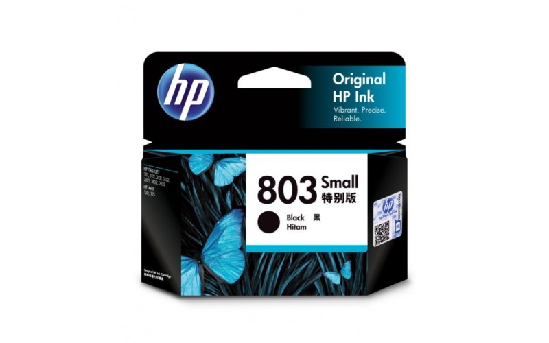 HP INK CARTRIDGE 803 SMALL BLACK (ORIGINAL)1pF6V23AA
