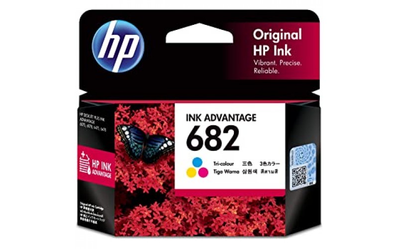 HP INK CARTRIDGE 682 TRI COLOUR (ORIGINAL) FOR DESKJET 3YM76AA