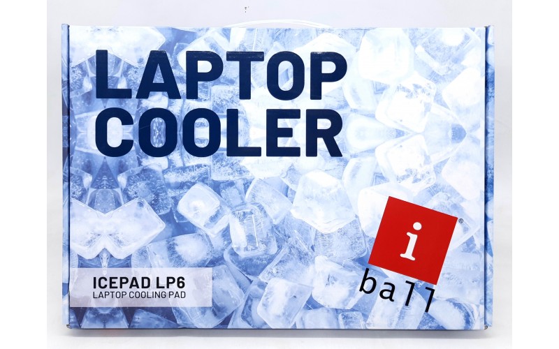 IBALL LAPTOP COOLING PAD ICEPAD LP6 15.6" LED LIGHT WITH 6 FANS
