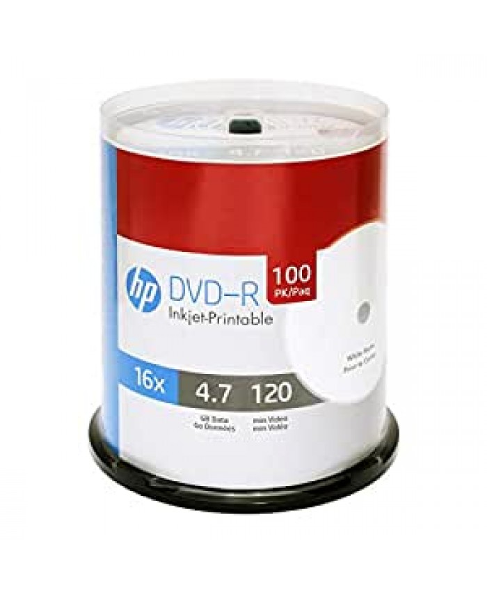 HP DVD R WHITE PACK OF 100