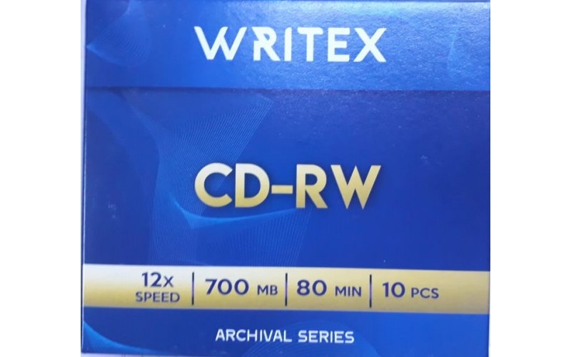WRITEX CD RW PACK OF 10