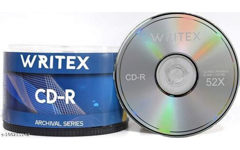 WRITEX CD R PACK OF 50