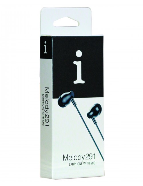 IBALL WIRED EARPHONE WITH MIC (MELODY 291) BLACK