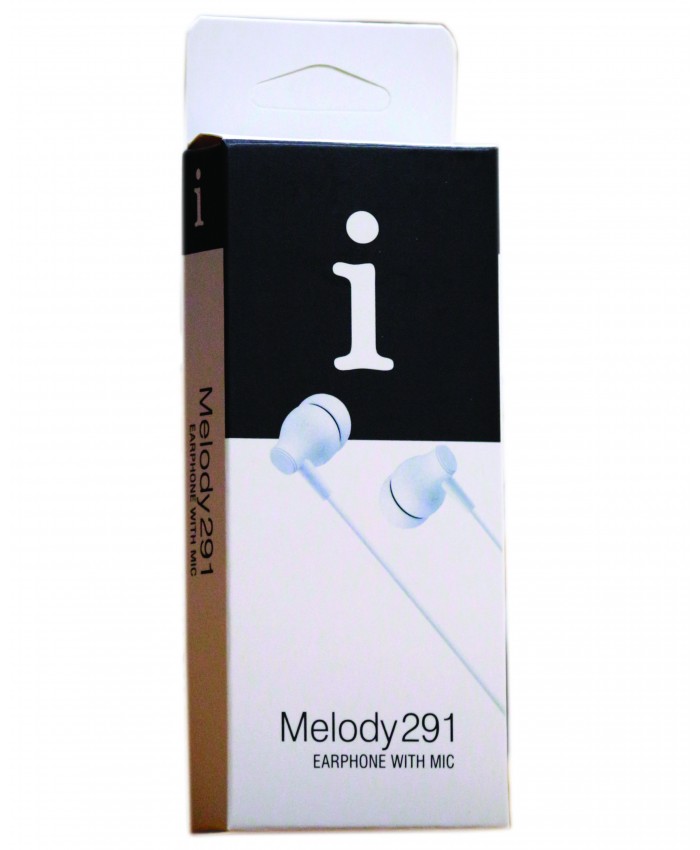 IBALL WIRED EARPHONE WITH MIC (MELODY 291) WHITE