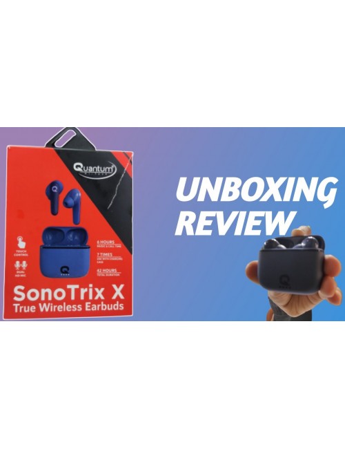 QUANTUM BLUETOOTH EARBUDS WITH MIC SONOTRIX X