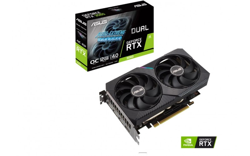 ASUS GRAPHIC CARD RTX 3060 12GB GDDR6 (DUAL FAN) AUTO-EXTREME