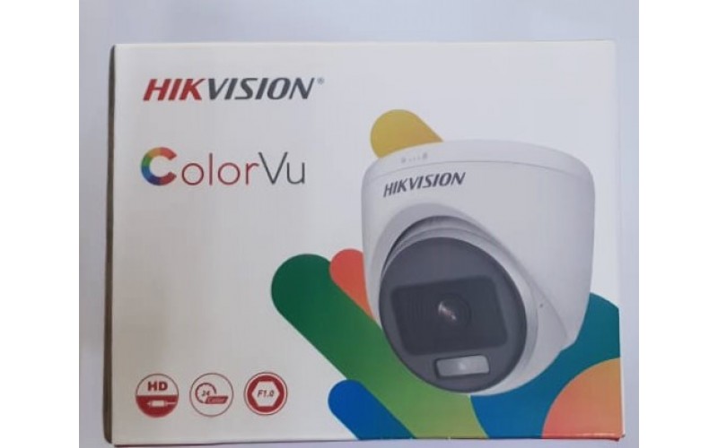 HIKVISION DOME 2MP NIGHT COLOUR (70DF0T PF) 3.6MM