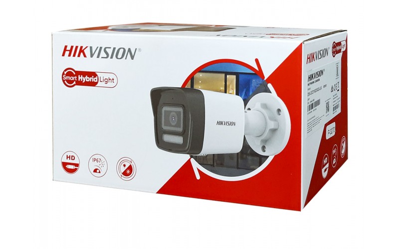 HIKVISION IP BULLET 2MP (1023G2LIU) 4MM WITH DUAL LIGHT (BUILT IN MIC)