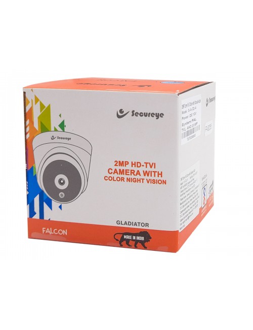 SECUREYE DOME 2MP 3.6MM (NIGHT COLOR VISION) WITH COAXIAL AUDIO (SA D2 A)