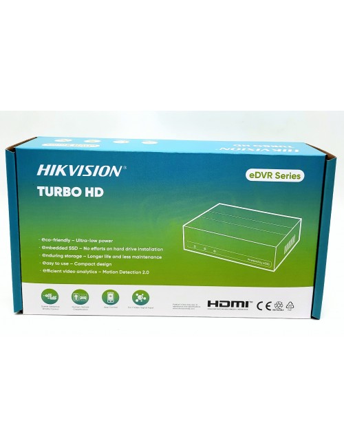 HIKVISION 8CH ESSD DVR 2MP WITH 512GB SSD (E08HGHIB)