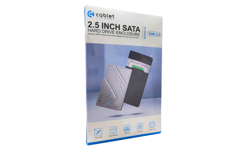 CABLET SSD HDD CASING 2.5" SATA HD2566U3 USB 3.0