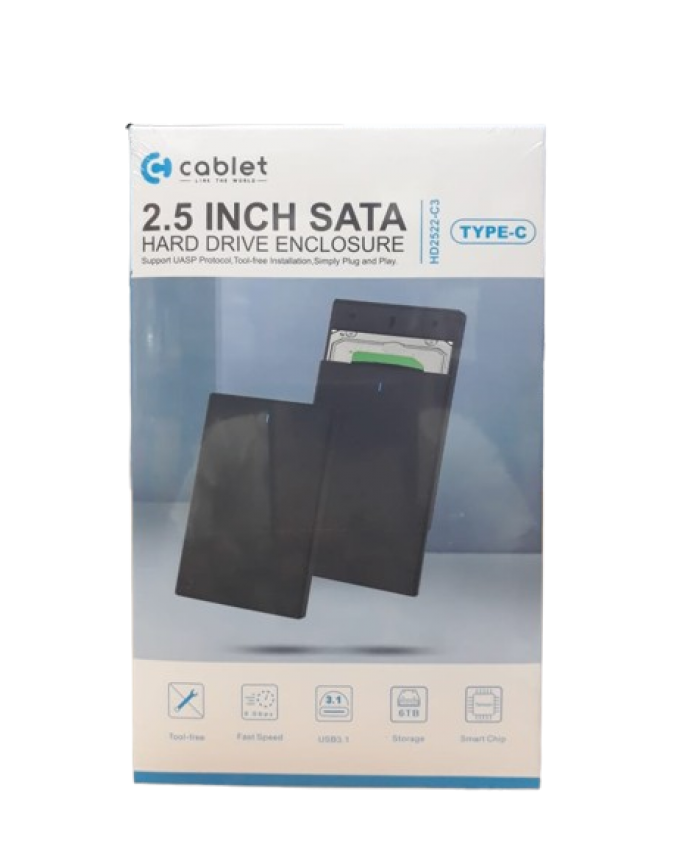 CABLET SSD SATA CASING 2.5" HD2522C3 TYPE C