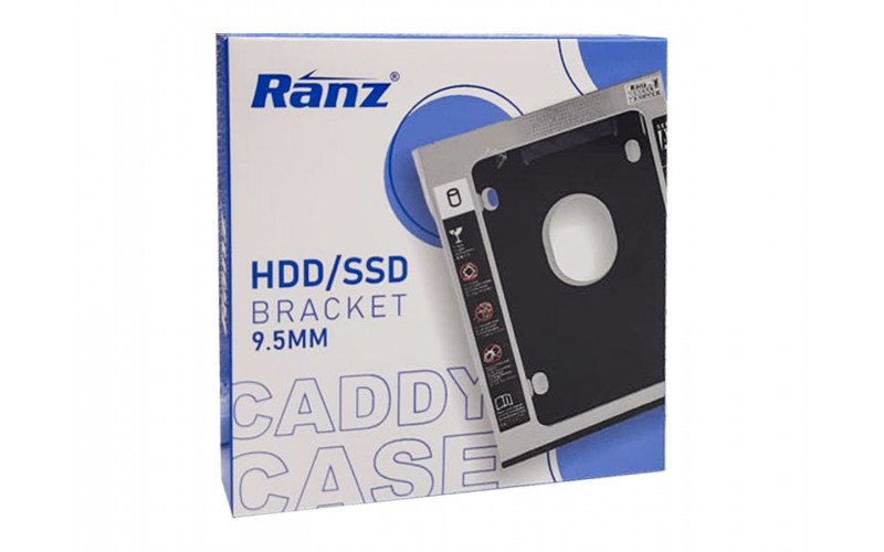 RANZ LAPTOP SATA SECOND HDD CADDY (9.5mm)