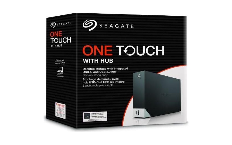 SEAGATE EXTERNAL HARD DISK 8TB ONE TOUCH HUB 3.5” (WITH ADAPTER)