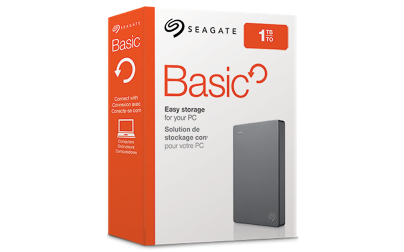 SEAGATE EXTERNAL HARD DISK 1TB BASIC 2.5”