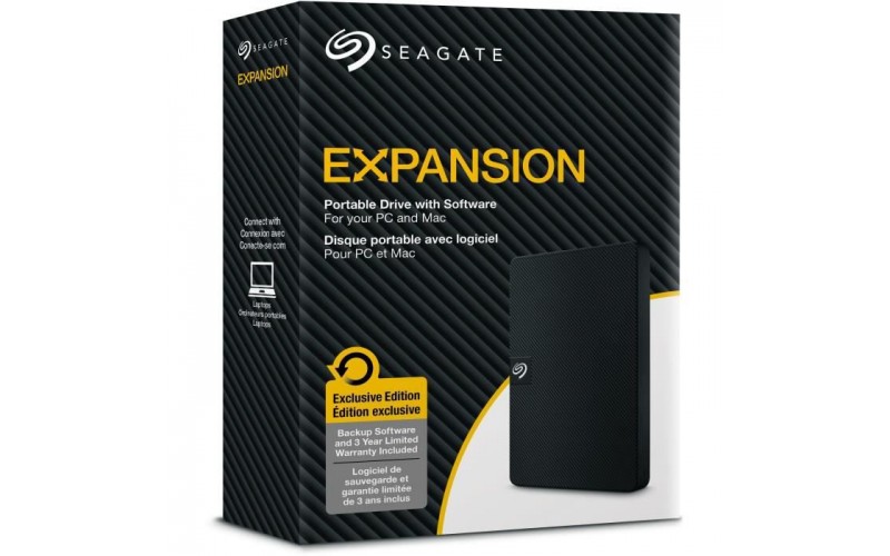 SEAGATE EXTERNAL HARD DISK 5TB EXPANSION 2.5” RESCUE