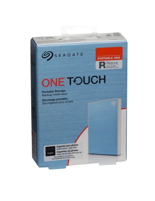 SEAGATE EXTERNAL HARD DISK 2TB ONE TOUCH 2.5” (SKY BLUE)