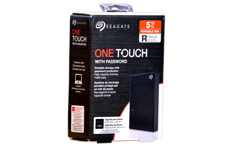 SEAGATE EXTERNAL HARD DISK 5TB ONE TOUCH 2.5" (BLACK)