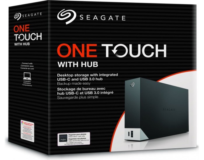SEAGATE EXTERNAL HARD DISK 6TB ONE HUB 3.5” (WITH ADAPTER)