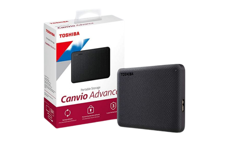 TOSHIBA EXTERNAL HARD DISK 2TB CANVIO ADVANCE 2.5” 