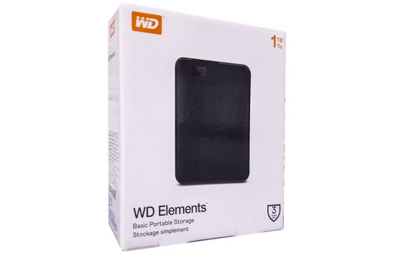 WD EXTERNAL HARD DISK 1TB 2.5” ELEMENTS