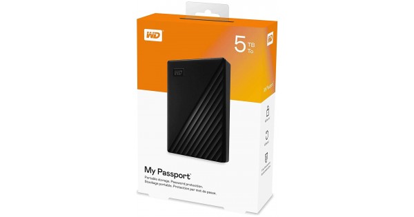 WD 5TB My Passport External Hard Disk - High-Capacity Storage