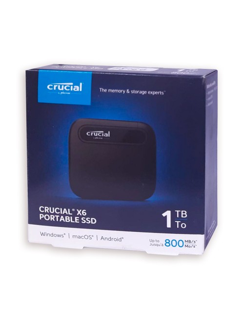 CRUCIAL EXTERNAL SSD 1TB X6 TYPE C
