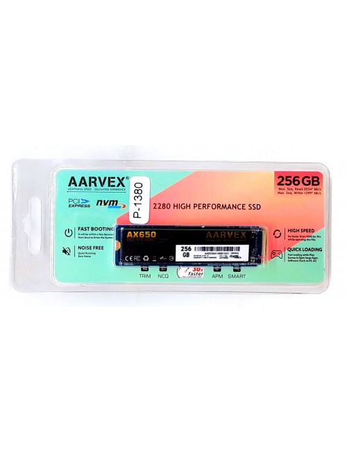 AARVEX INTERNAL SSD 256GB NVME (AX650)