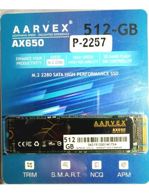 AARVEX SSD 512GB M.2 (AX650)