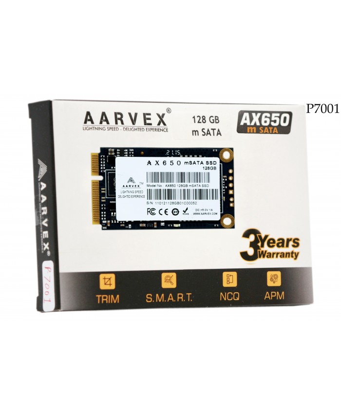 AARVEX INTERNAL SSD 128GB MSATA (AX650)