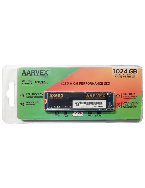 AARVEX INTERNAL SSD 1TB NVME (AX650)
