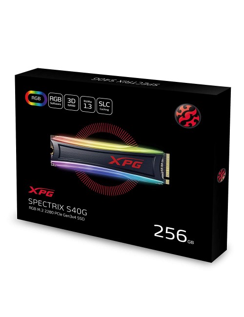 ADATA INTERNAL SSD 256GB NVME SPECTRIX S40G RGB XPG