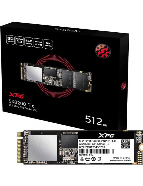ADATA INTERNAL SSD 512GB NVME XPG (SX8200 PRO)