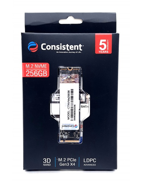 CONSISTENT INTERNAL SSD 256GB NVME