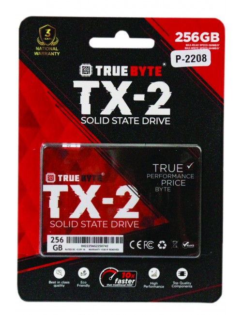 TRUE BYTE INTERNAL SSD 256GB SATA (TX2)