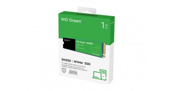 SSD NVMe WD Green SN350 1TB, HASTA 3200 MB/s read - Computienda JYD
