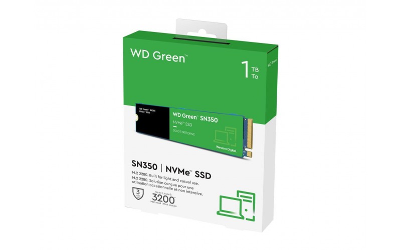 WD INTERNAL SSD 1TB NVME GREEN SN350 8523