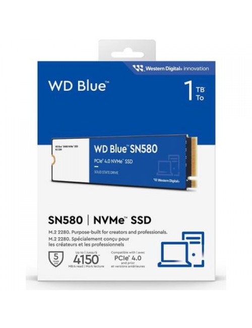 WD INTERNAL SSD 1TB NVME BLUE (SN580)