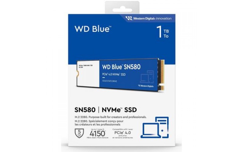WD INTERNAL SSD 1TB NVME BLUE (SN580)