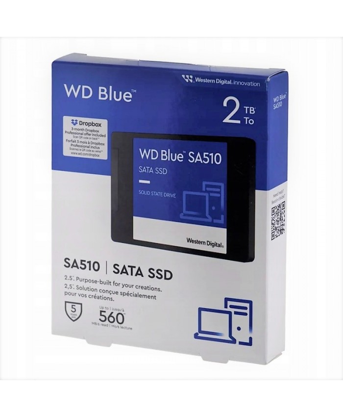 WD INTERNAL SSD 2TB SATA BLUE SA510