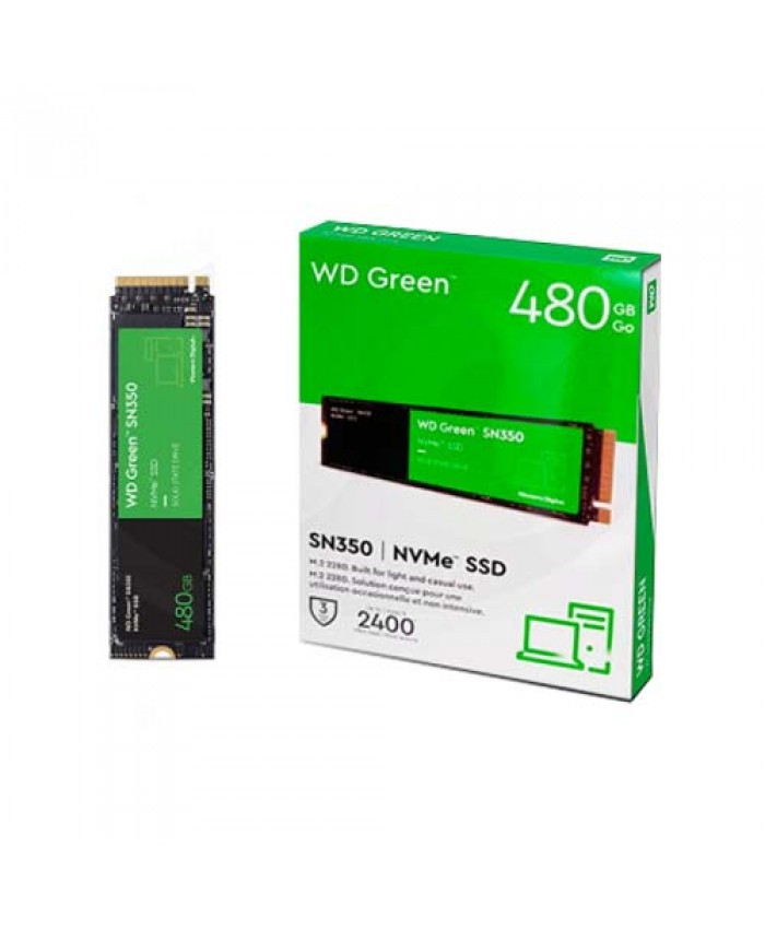 WD INTERNAL SSD 480GB NVME GREEN (SN350)