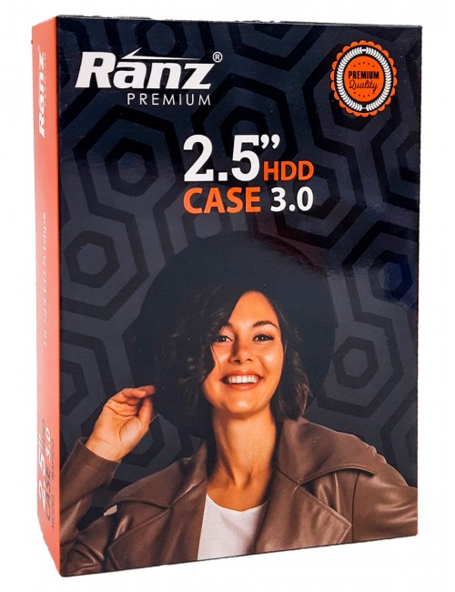 RANZ SSD HDD CASING 2.5" (PLASTIC) USB 3.0 PREMIUM