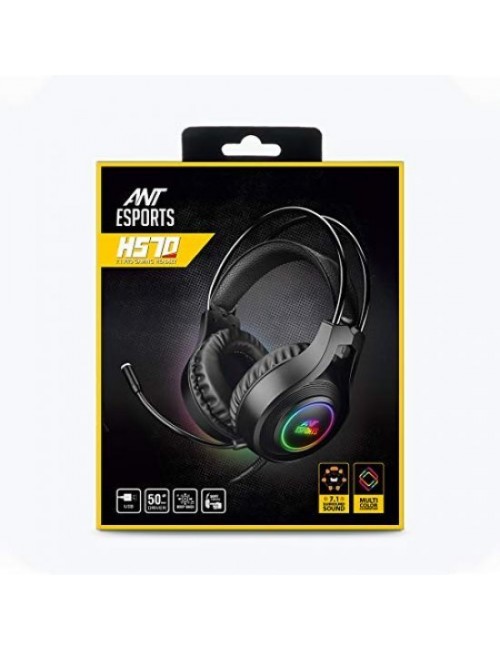 ANT ESPORTS RGB GAMING HEADSET WITH MIC H570 USB
