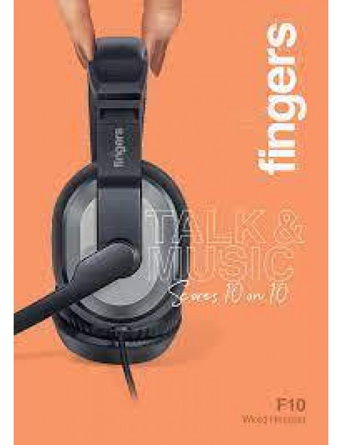 FINGERS WIRED HEADPHONE F10 (WITH MIC)
