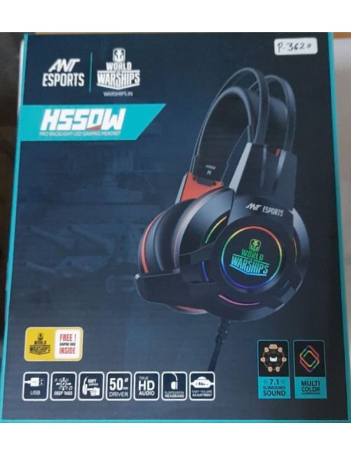 ANT ESPORTS GAMING HEADSET WITH MIC H550W (USB)