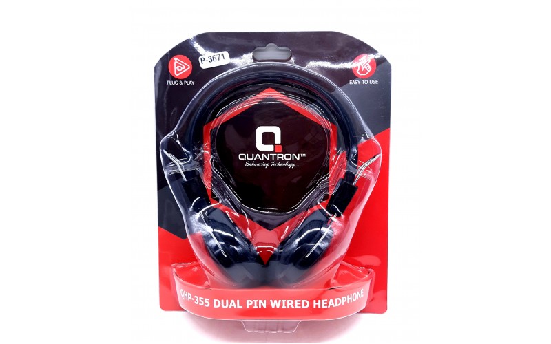QUANTRON WIRED HEADPHONE (DUAL PIN) QHP355