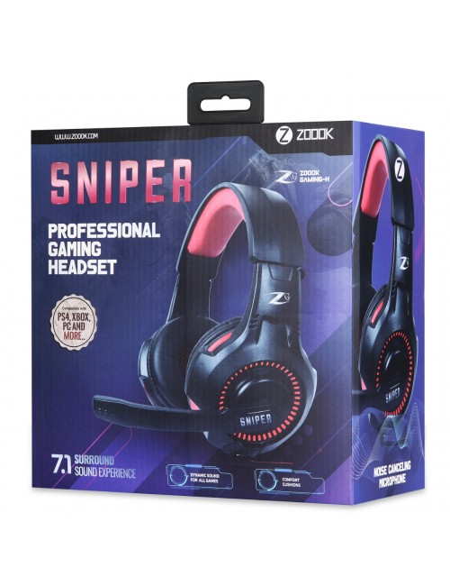 ZOOOK WIRED GAMING HEADSET SNIPER (DUAL PIN)