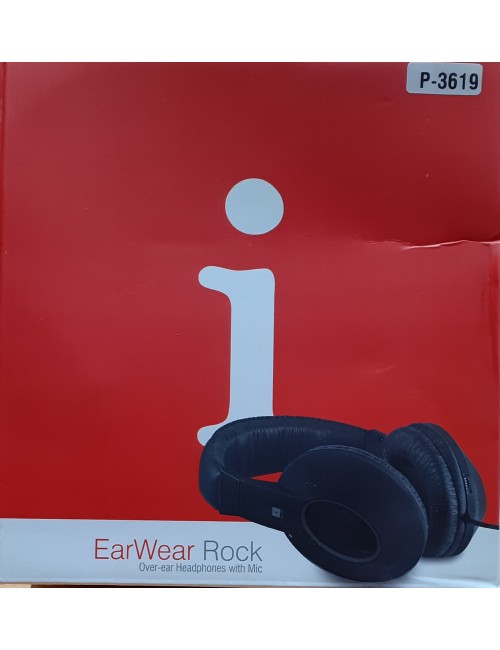 IBALL HEADPHONE EARWEAR ROCK WITH MIC (SINGLE PIN)