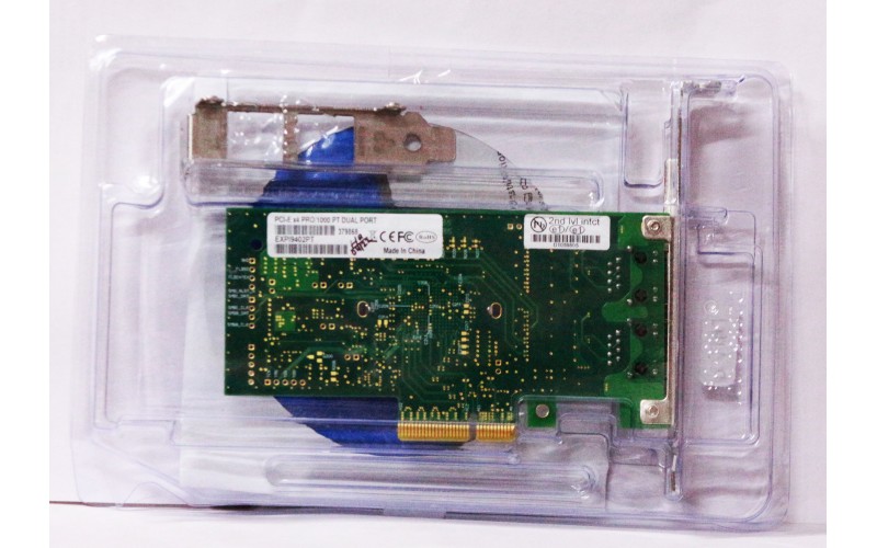 INTEL CHIPSET PCI E X1 TO GIGA LAN CARD 10/100/1000 (DUAL PORT)