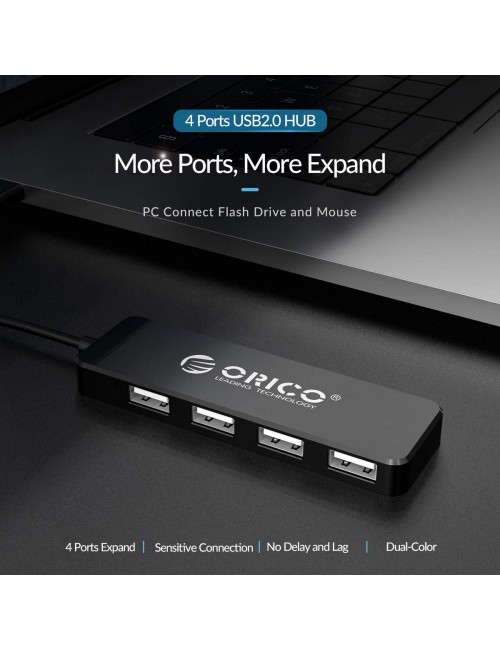 ORICO USB HUB 4 PORT 2.0 (1 YEAR) 